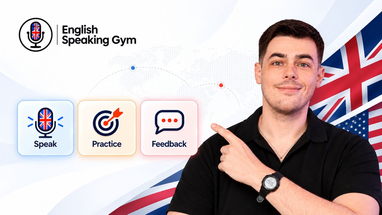 English Speaking Gym with Coach Dave: speak, practise and get feedback